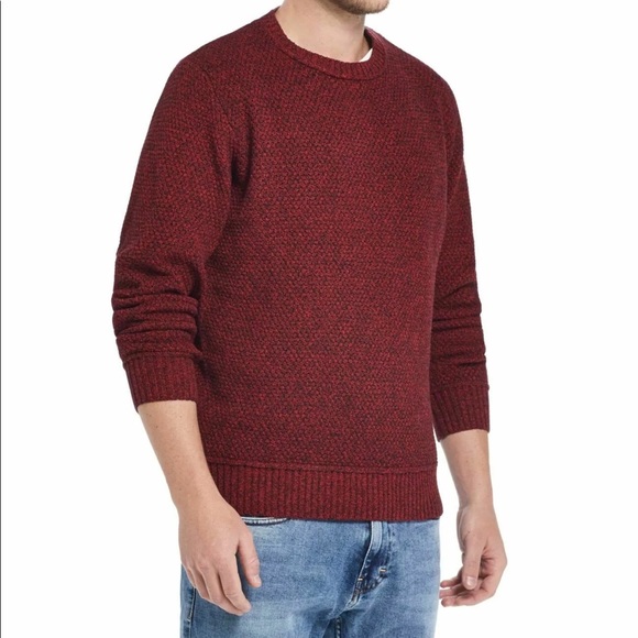 Weatherproof Vintage Men's Solid Mesh Stitch Sweater Pink Size XXL Regular - Picture 3 of 5